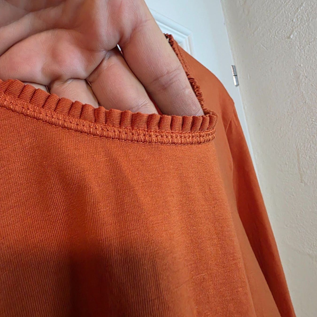 T-shirts: Esmara Basic Shirt Baumwolle XL Rostorange Top Herbst – D'occasion à Wald ZH par CapLux 1