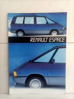 Brochure Catalogue Renault Espace 1985 GTS/TSE/Turbo-D/Turbo