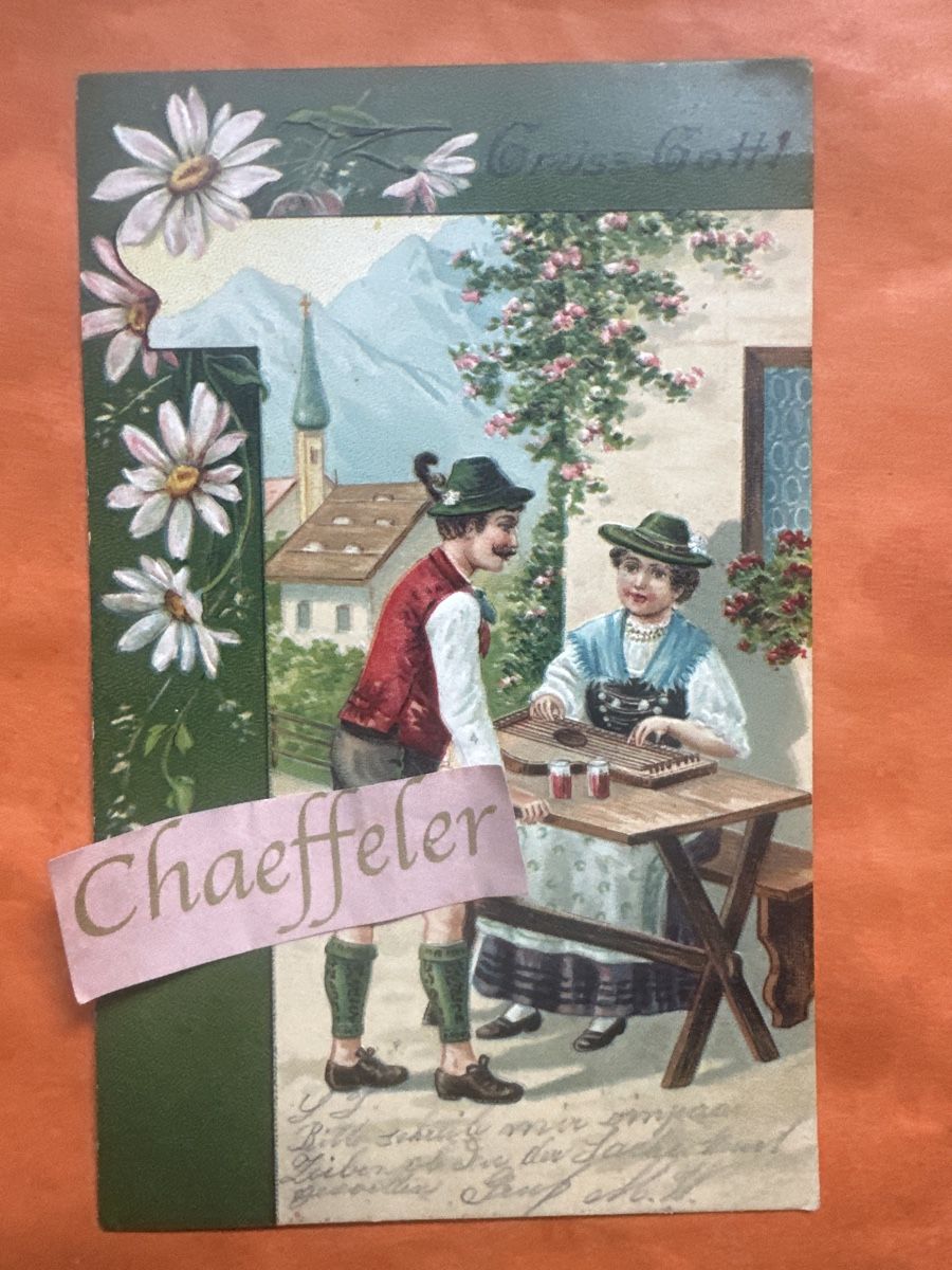 Ansichtskarten: Antike Postkarten, 1904 guter Zustand perforiert  – Gebraucht aus Zürich von Chaeffeler