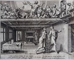 Kupferstich, Maarten van  Heemskerck / Claesz Jansz Visscher