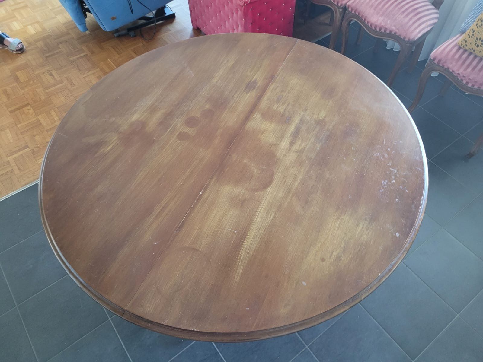 Tavoli: Table ronde extensible bois marron – Usato da Yvonand venduto da Vadriggar 1