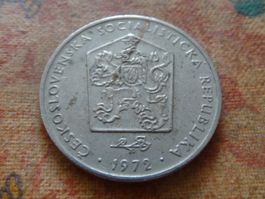 TCHECOSLOVAQUIE  2  Korun   1972  (P)