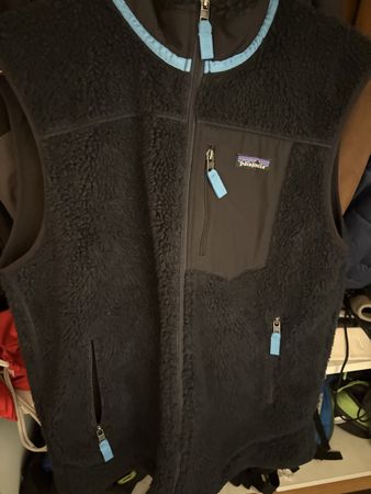 Fleece Weste Patagonia Grösse L Schwarz guter Zustand