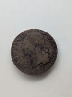 Alte historische Kupfermünze Frankreich 