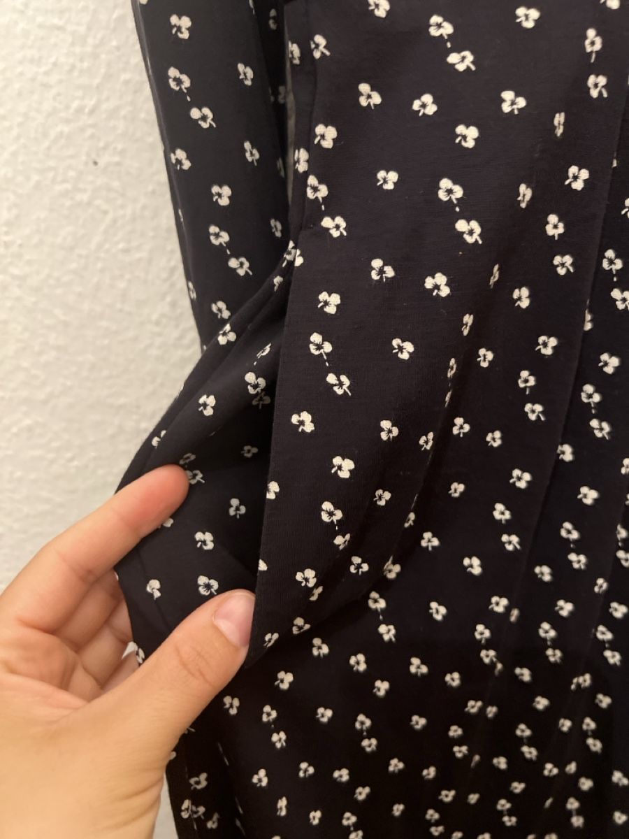 Max Mara Vestiti: Weekend Maxmara | Schwarzes Kleid mit Blumenmuster  – Nuovo (secondo la descrizione) da Basel venduto da SimpleE 3