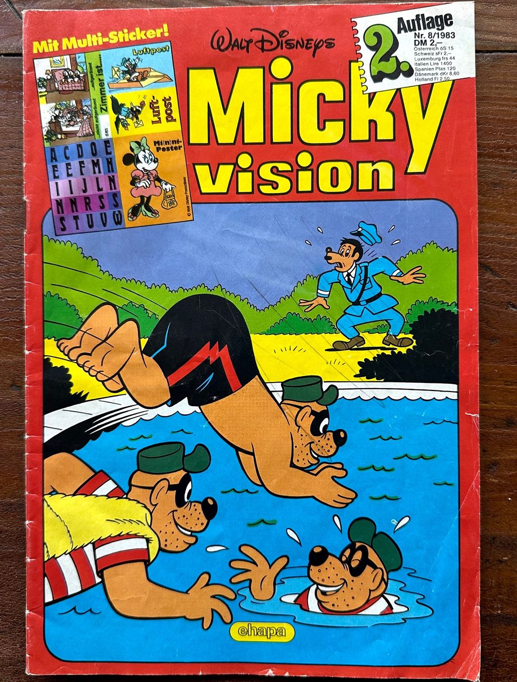 BD: Micky Vision Nr. 8 1983, hunderte Comics eingestellt ab 1.- – D'occasion à Seltisberg par quadartswiss
