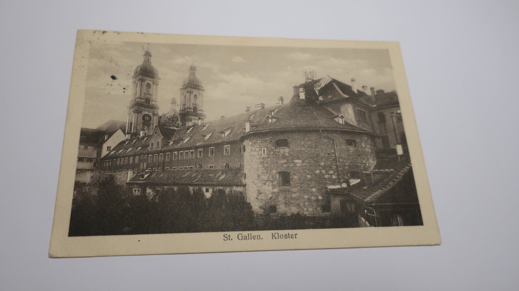 Ansichtskarten: St. gallen  Kloster  1924 – Gebraucht aus Cormoret von Pascalll2001 1
