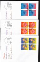 2009  FDC  4er Glückwünsche  aus ABO