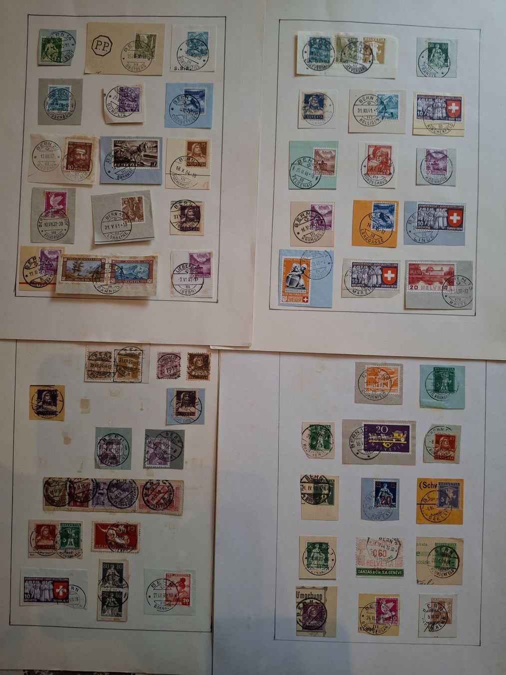 Tutti i francobolli: timbres vollstempel BERN différents offices. – Usato da Sorvilier venduto da carose01