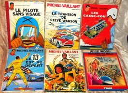 Dargaud/Lombard Michel Vaillant 6 albums 70's? 80's & 2000's
