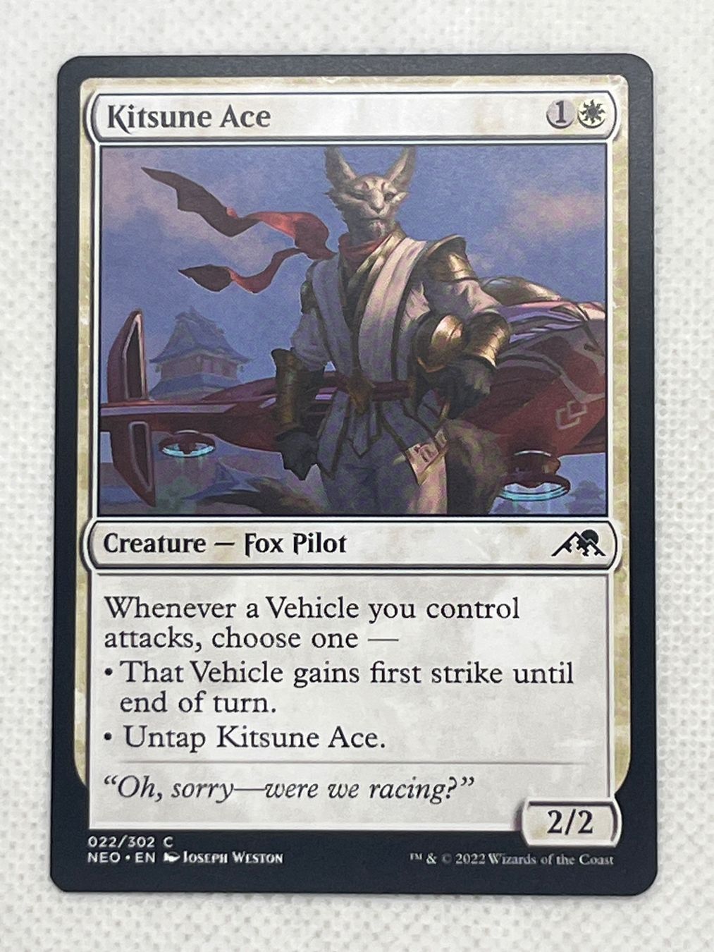 Magic The Gathering Carte collezionabili: Magic The Gathering: Kitsune Ace, NEO, C – Usato da Hinterkappelen venduto da Kim1992