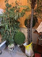 Un lot plantes artificielles