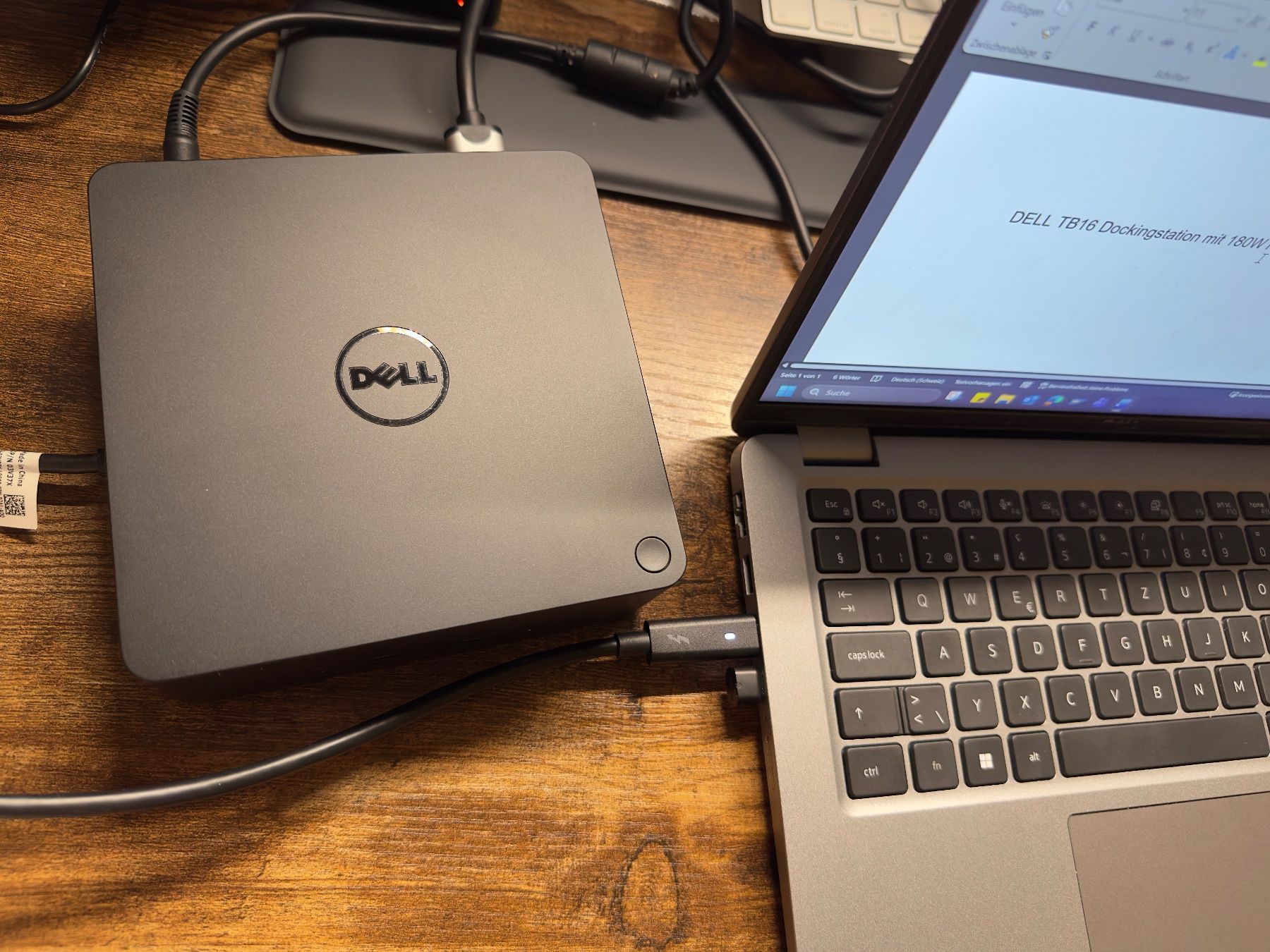 Dell Docking station: Dell TB16 Dockingstation mit 180W Netzteil – D'occasion à Winterthur par ngk1hor