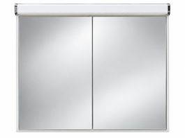 Spiegelschrank 2-türig mit 2-facher LED Beleuchtung