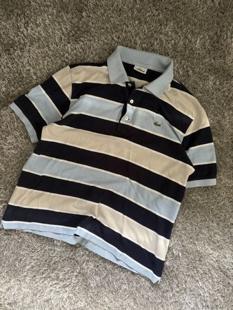 Lacoste Striped Polo Shirt Size М 