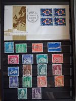 Schweiz 140+Briefmarken ET Stempeln. Gem. Bildern