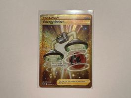 Energy Switch Silver Tempest Secret Rare Goldkarte EN