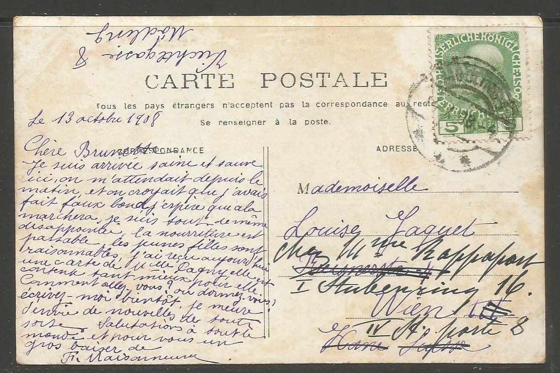 Cartoline postali: Carte P de 1908 ( Paris / La Bourse ) – Usato da La Russille venduto da Nono4 1