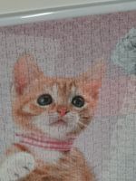 Puzzle Gute Laune Katze gerahmt