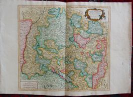 Schwaben Karte mit Bodensee von Robert  bei Santini 1778