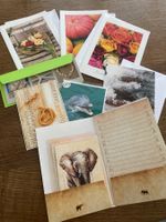 BRIEFPAPIER/KARTEN m.Kuvert/GRUSSKARTEN/diverse Karten NEUW.