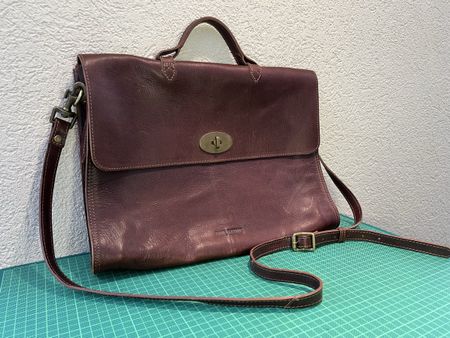 Ledertasche braun, von paul e marius