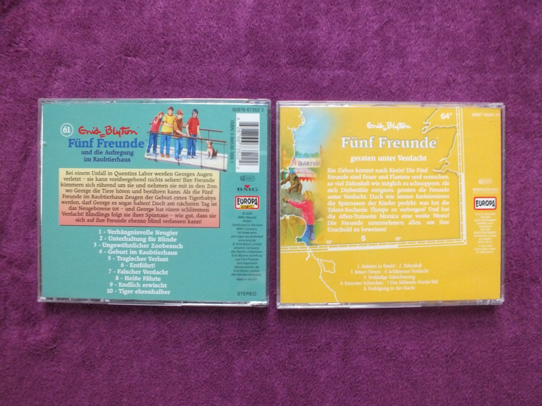 CDs: 6 - Fünf Freunde - Hörspiel - CD´s – Gebraucht aus Müllheim Dorf von Seeeule01 2