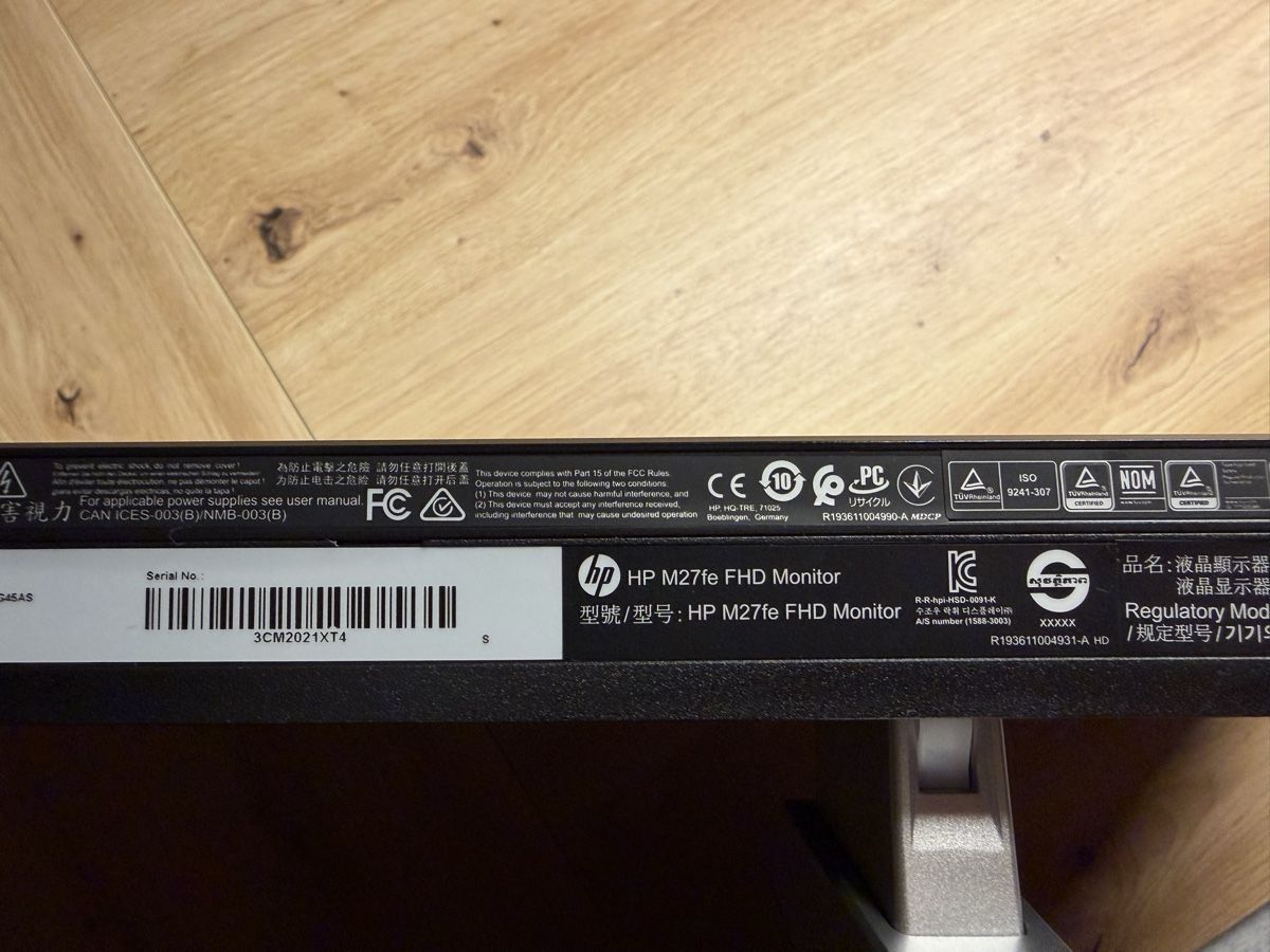 Hewlett Packard Monitor: HP Monitore 27“ – Nuovo (secondo la descrizione) da Brüttelen venduto da Renato1986 4