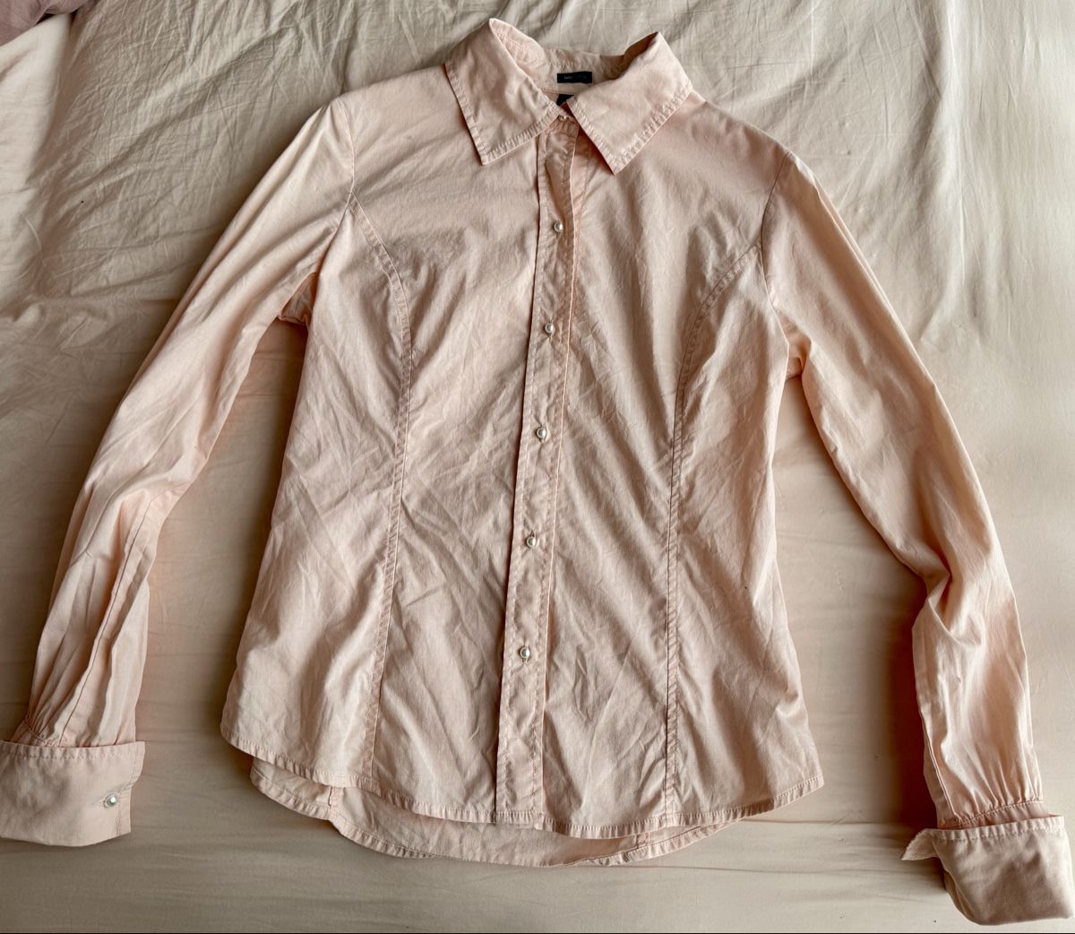 Gap Blusen: Peach Bluse von GAP mit Perlen Grösse XS – Gebraucht aus Allschwil von Artur15 5