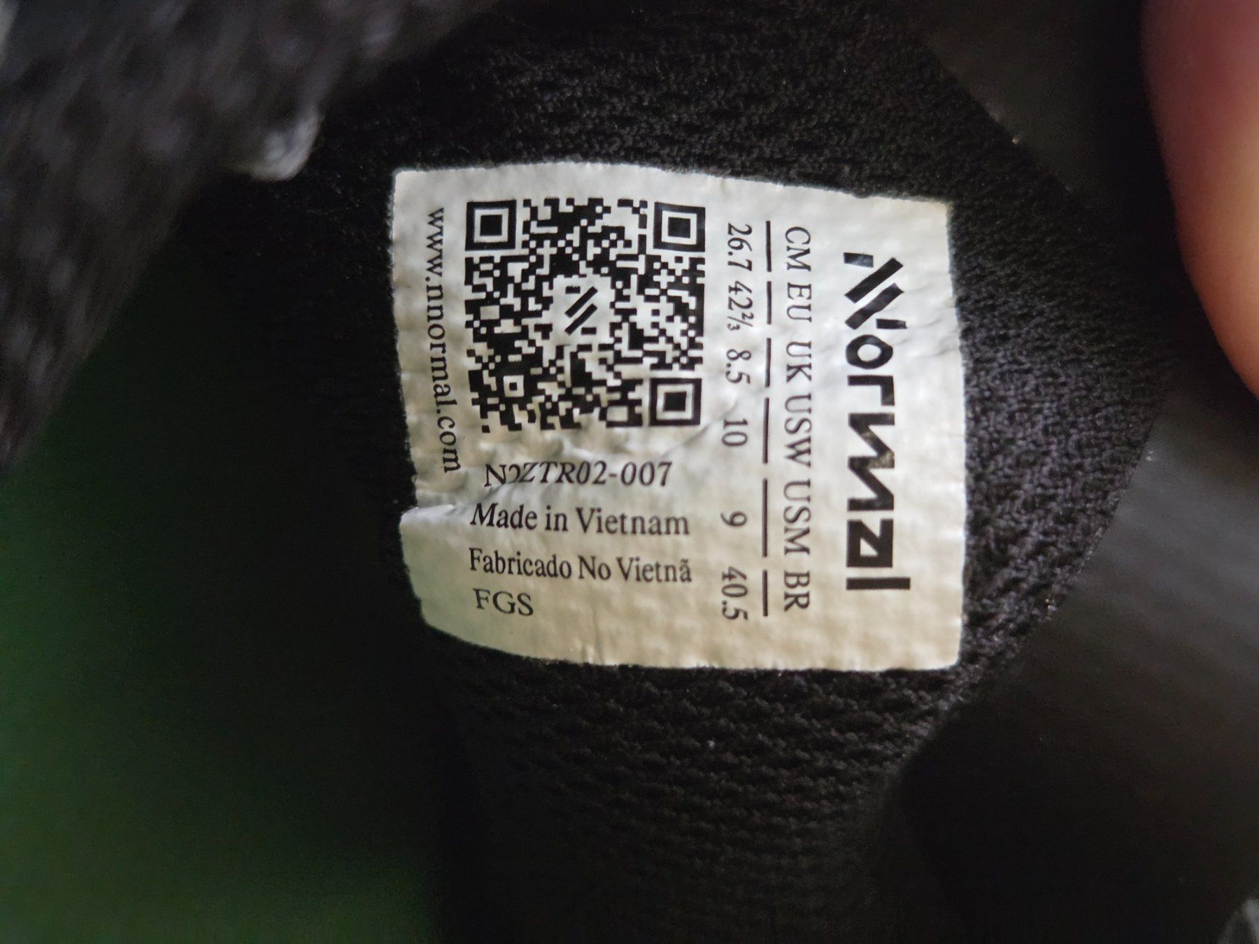 Chaussures hommes: Chaussures trail Nnormal Tomir 2-02 – D'occasion à Sion par ser_m7nv 1