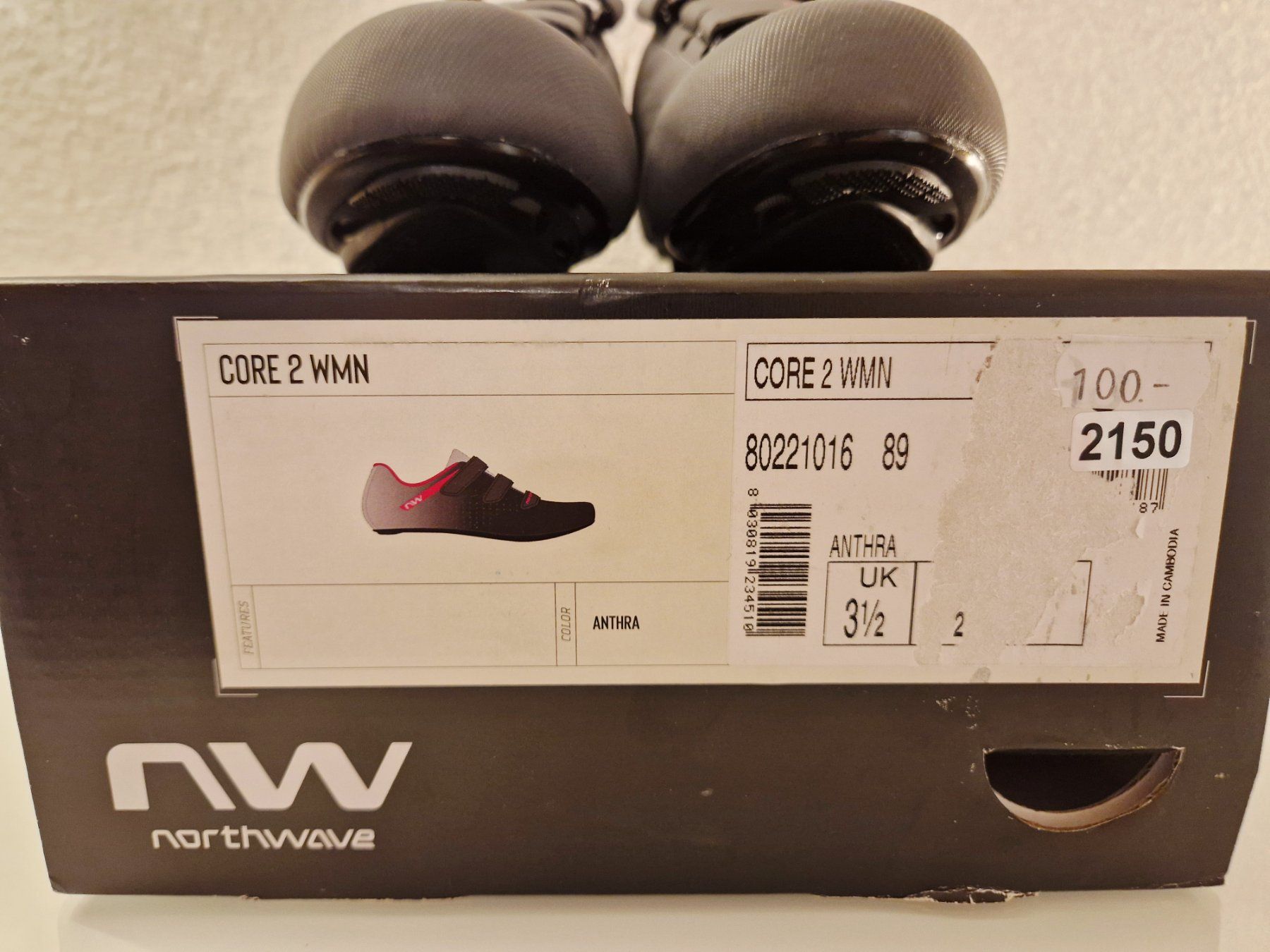 Northwave Scarpe da donna: Northwave Core 2 Frau Schuhe - Anthra Grösse 36 – Nuovo e nell'imballaggio originale da Braunau venduto da Brand-Store 1