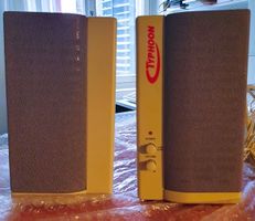 Typhoon PC-Lautsprecher, 2.0 Sound System, Vintage Look