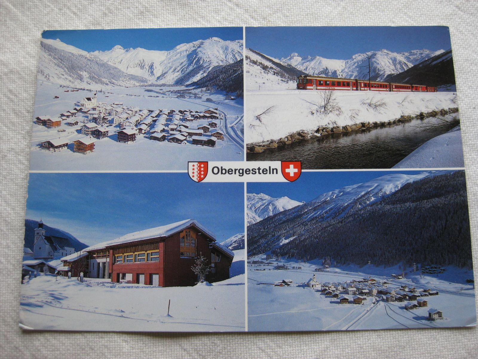 Cartoline postali: Obergesteln mit FO Zug – Usato da Malters venduto da Marosko