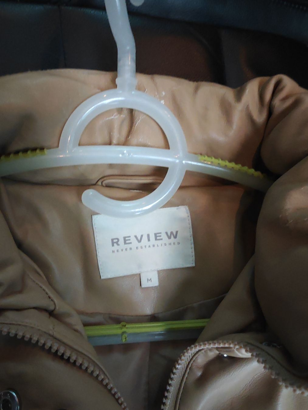 Giacche: Review Jacke in Lederoptik Beige, Gr. M – Difettoso da Wädenswil venduto da macik 2