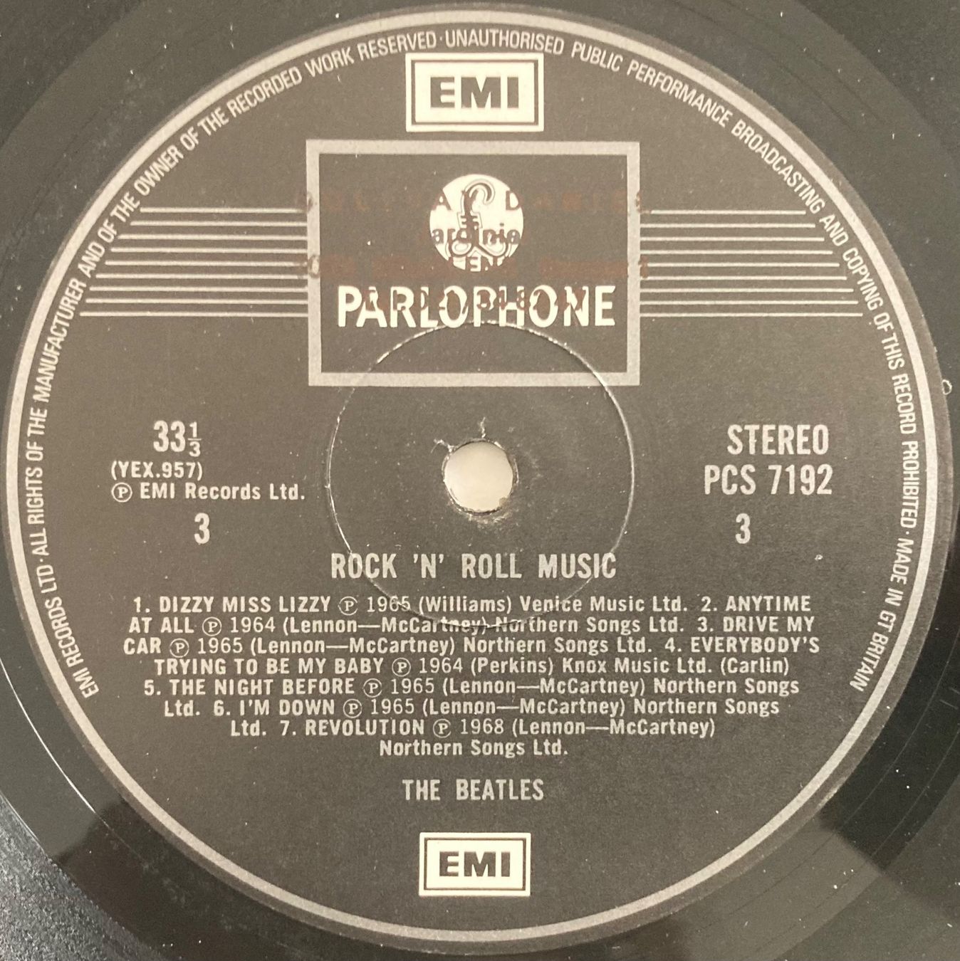 Schallplatten: THE BEATLES - ROCK 'N' ROLL MUSIC – Gebraucht aus Poliez-Pittet von Newtown-Records 3