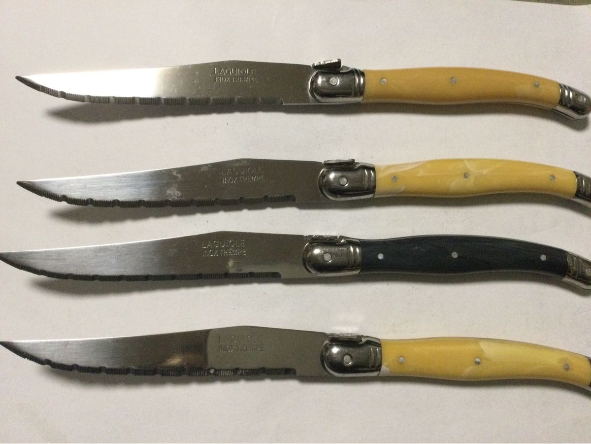 Couteaux de cuisine: 4x Steckmesser guten Zustand  – D'occasion à Basel par vat_lp8z 2