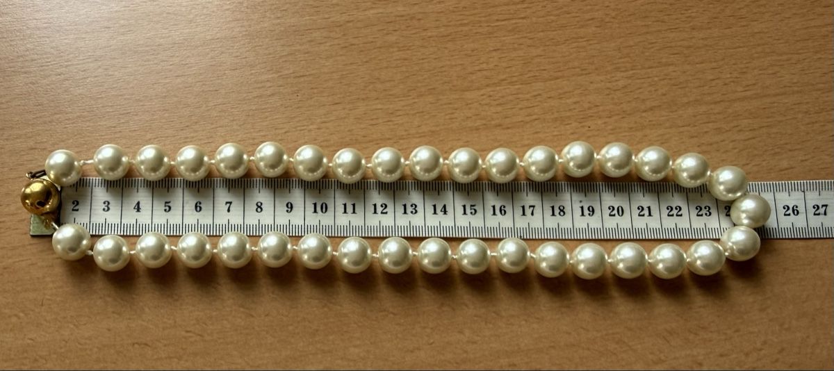 Catenine: Vintage Perlenkette Goldfarbene verschluss – Usato da Lamone venduto da LaCantinaMagica 7
