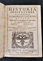 Uraltes Buch von 1634, Davila. E.C.