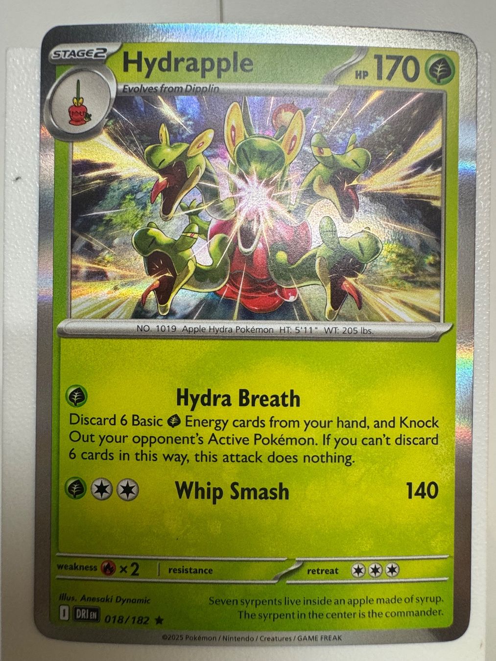 Pokémon Cartes à collectionner: Hydrapple | Poké Ball Reverse Holo | 018/182 – Neuf (Voir description) à Bassersdorf par ero_9zp9