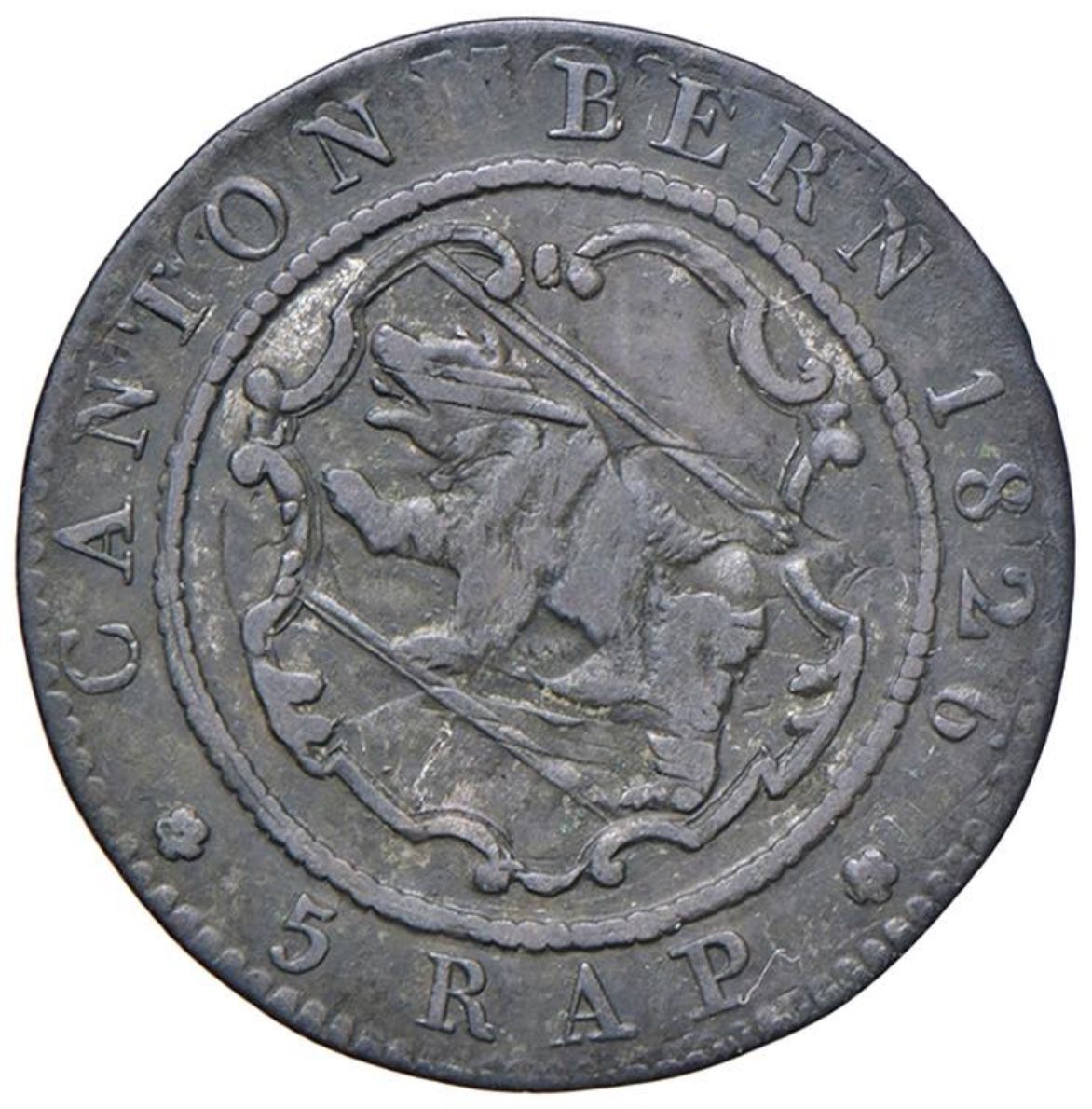 Alle Münzen: 5 Rp. Bern 1826 ss+, original Patina – Gebraucht aus Niederlenz von Angi_e