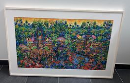 Peinture du Maître I Ketut Soki "Kecak" - BALI