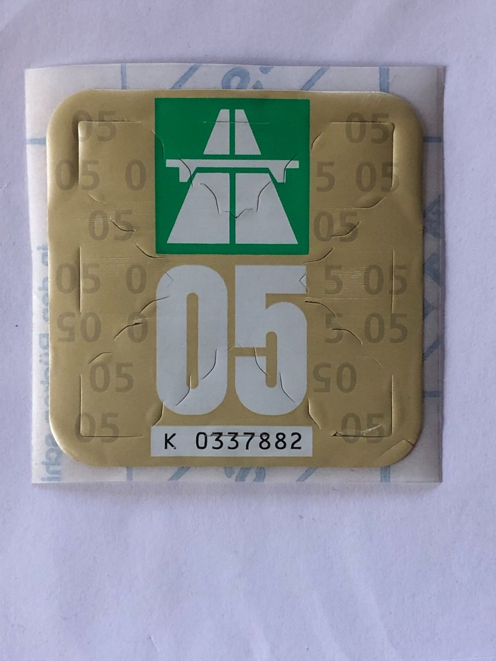 Vignettes Autoroutières: Autobahnvignette 2005 – D'occasion à Ganterschwil par ganterb