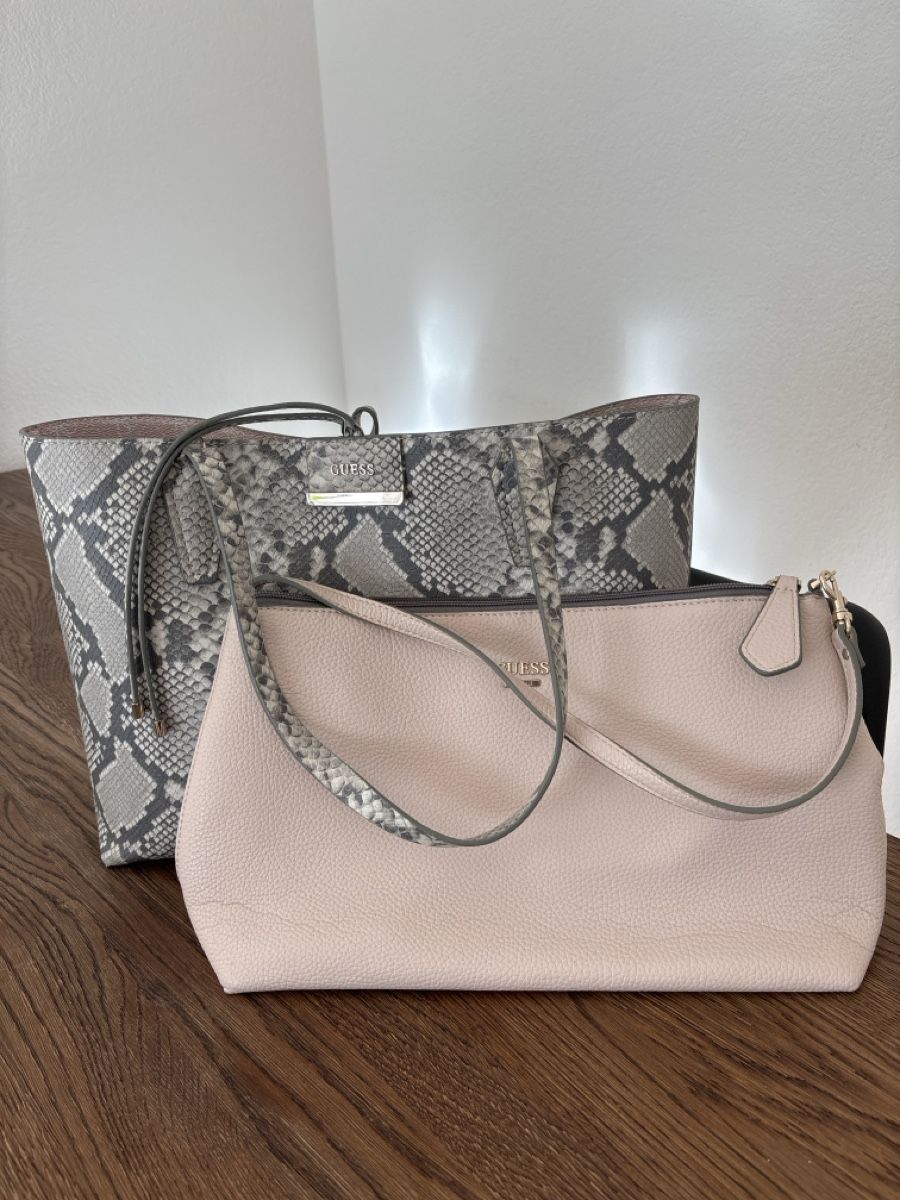 Guess Borse & Zaini: Guess Handtasche Schlangenoptik mit Innentasche – Usato da Bern venduto da tamwoe