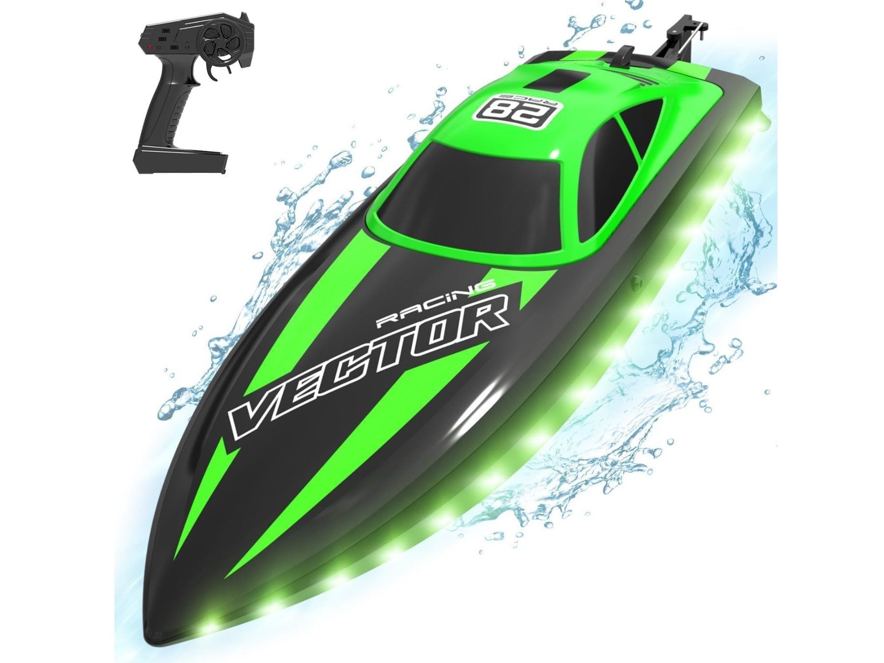 Modellismo RC: Brushed Rennboot Vector Lumen LED - RTR-Set - Volantex – Nuovo e nell'imballaggio originale da Entlebuch venduto da Hebu