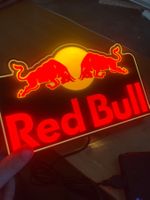 Lampe lightbox décoration Red bull Black