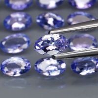 Vrai VVS 0.28ct Natur Tansanit unbehandelt echt! Edelstein