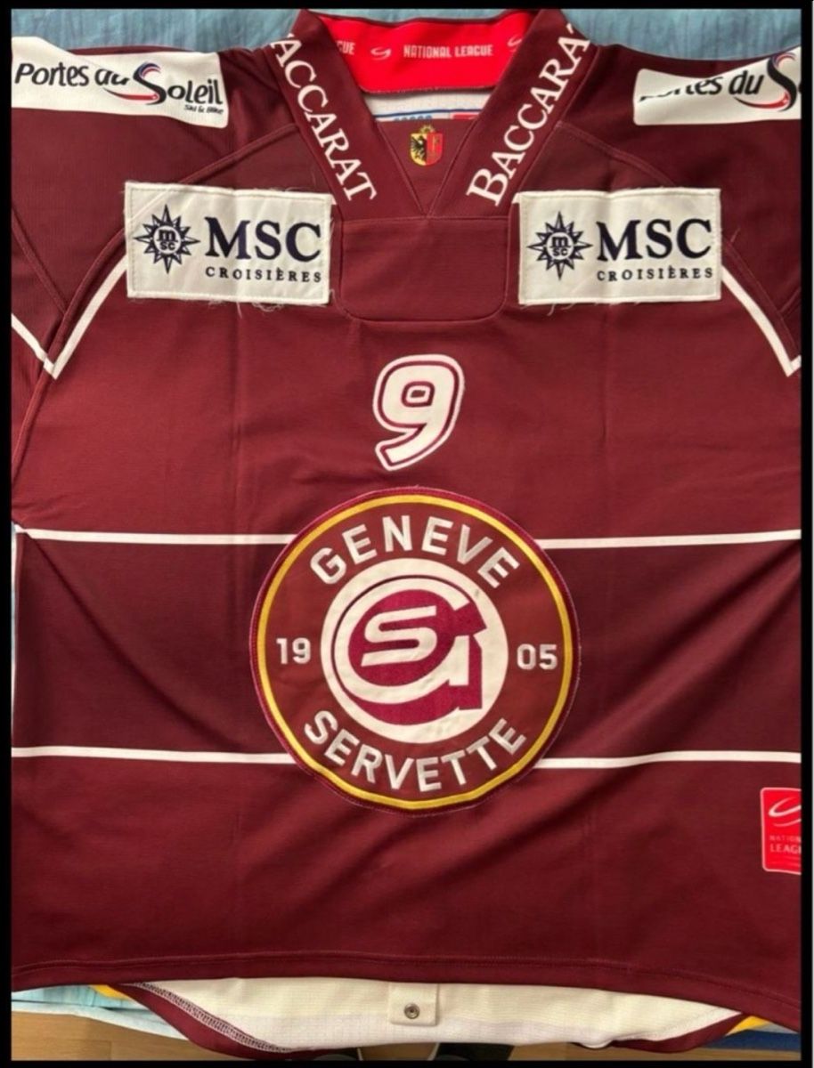 Gameworn Canottiere & Pantaloni: GE-Servette Game Worn Jersey – Usato da Gland venduto da Pyar0211 3