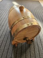 Holzfass mit Zapfhahn und Ständer Eiche