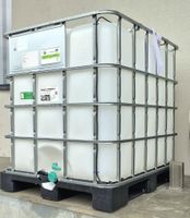 IBC CONTAINER MIT KUNSTSTOFFPALETTE