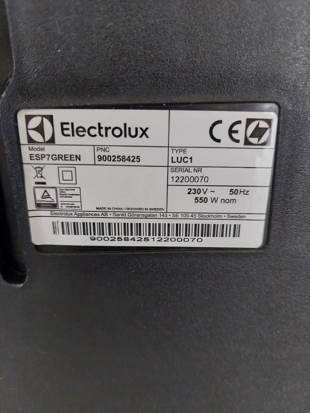 Electrolux Aspirateurs & Accessoires: Electrolux ESP7GREEN Staubsauger – D'occasion à Unterägeri par del_x5dk 2